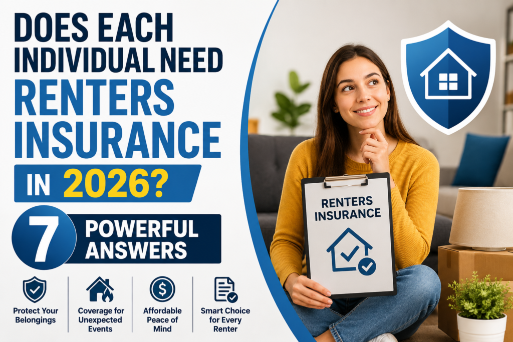 Does each individual need renters insurance in 2026? Discover 7 powerful answers, key benefits, costs, and whether it’s truly necessary for every renter.