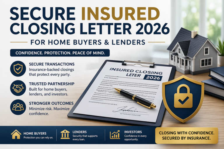 Insured Closing Letter