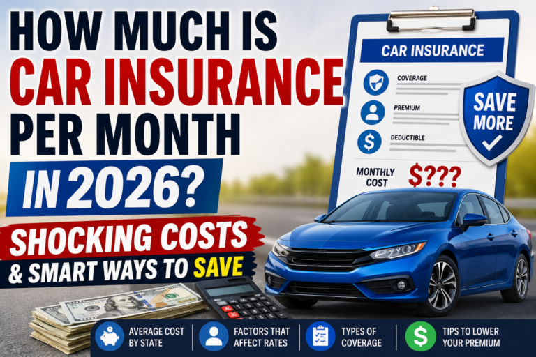 How Much Is Car Insurance Per Month